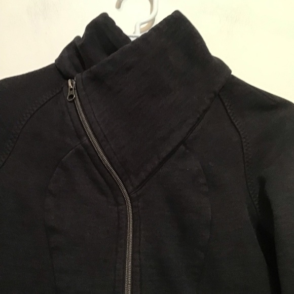 Lululemon Cozy Cuddle Up Jacket Heathered Black / Black - Picture 10 of 14